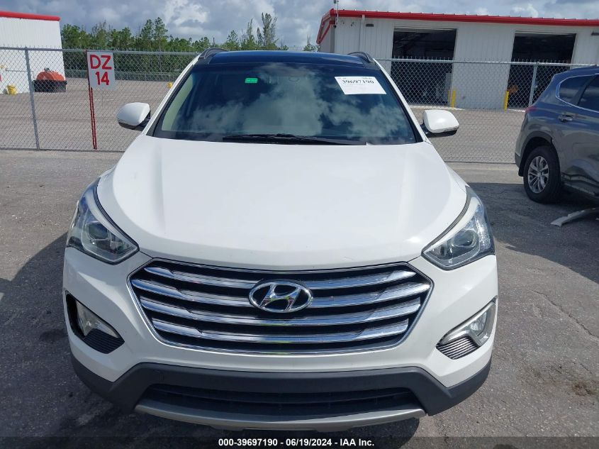 2015 Hyundai Santa Fe Limited VIN: KM8SR4HF4FU128673 Lot: 39697190