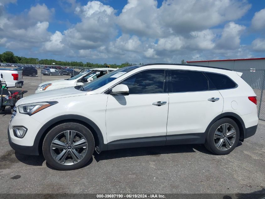 2015 Hyundai Santa Fe Limited VIN: KM8SR4HF4FU128673 Lot: 39697190