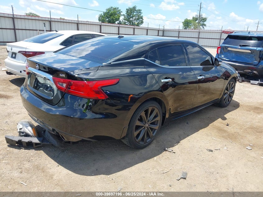2017 Nissan Maxima 3.5 Sr VIN: 1N4AA6AP1HC360605 Lot: 39697196