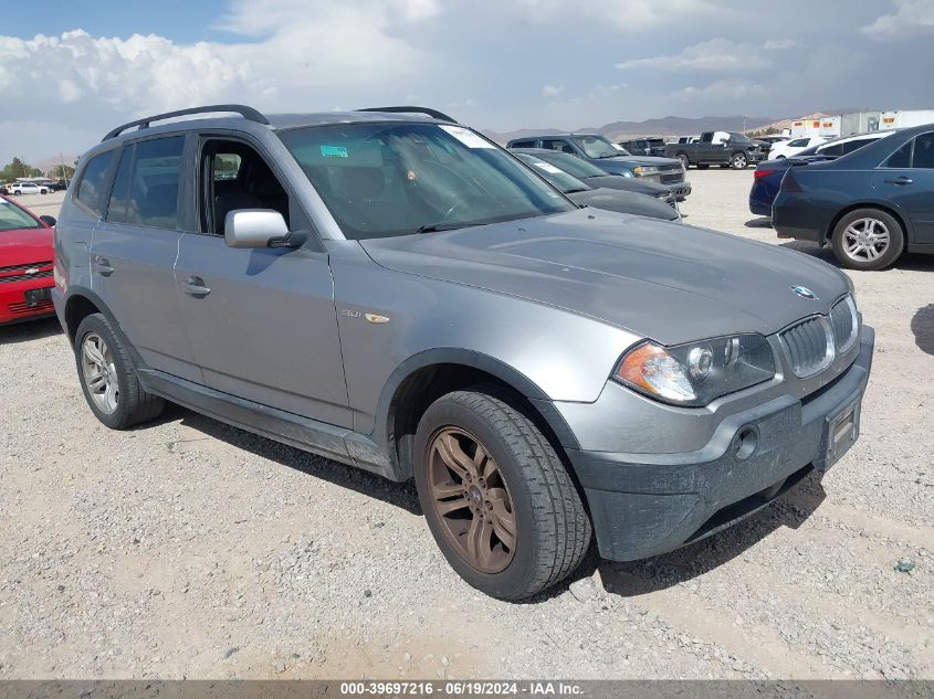 2005 BMW X3 3.0I VIN: WBXPA93455WD07298 Lot: 39697216