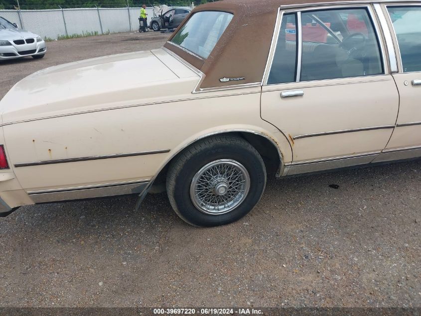 1989 Chevrolet Caprice Classic Brougham VIN: 1G1BU51E8KR114291 Lot: 39697220