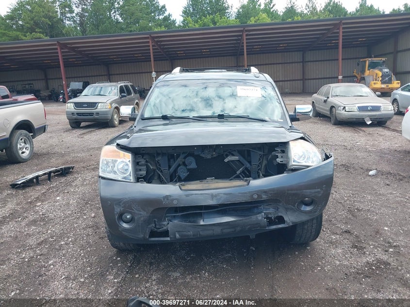 2012 Nissan Armada Platinum VIN: 5N1BA0NF8CN620729 Lot: 39697271