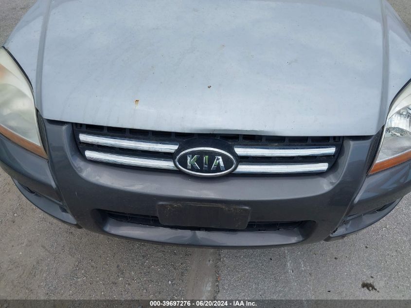 2008 Kia Sportage Lx VIN: KNDJF724687470953 Lot: 39697276