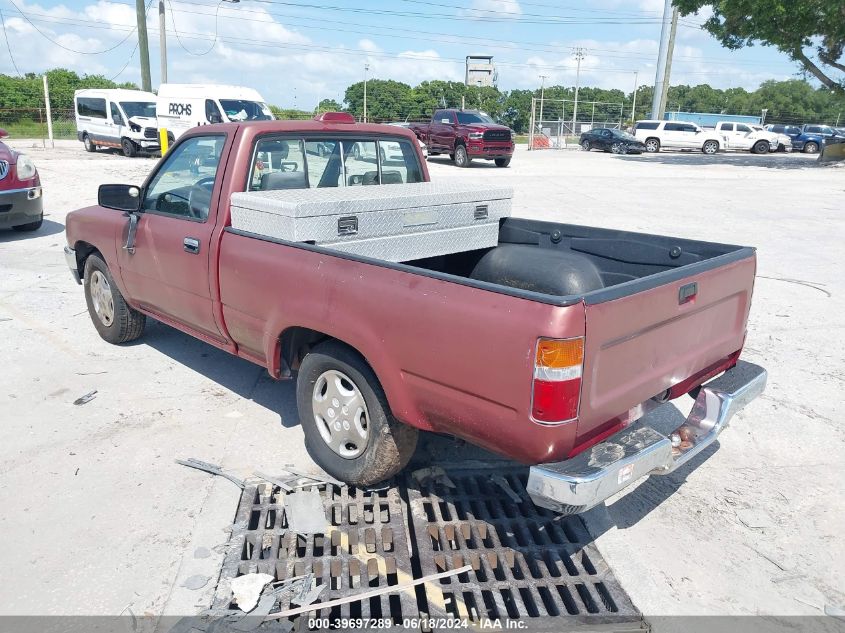 1995 Toyota Pickup 1/2 Ton Short Whlbse Dx VIN: 4TARN81P1SZ316214 Lot: 39697289