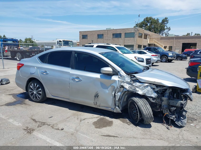 2016 Nissan Sentra Sv VIN: 3N1AB7AP4GY237452 Lot: 39697305