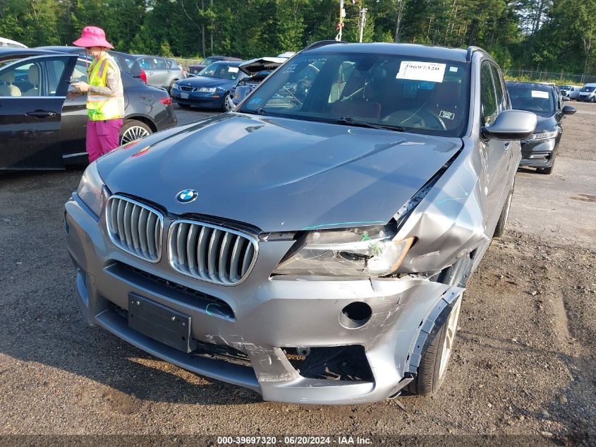 2014 BMW X3 xDrive35I VIN: 5UXWX7C51E0E75543 Lot: 39697320