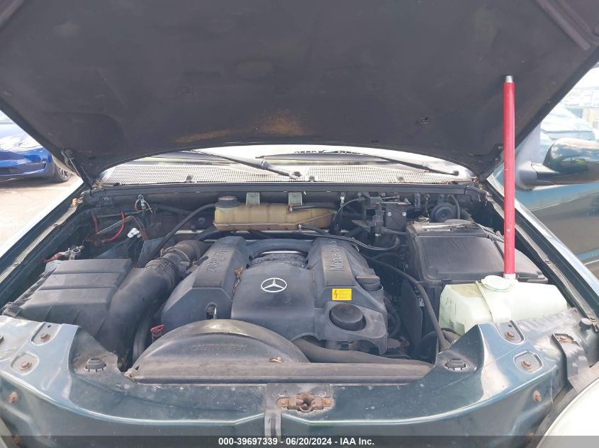 2001 Mercedes-Benz Ml 320 VIN: 4JGAB54E21A280500 Lot: 39697339