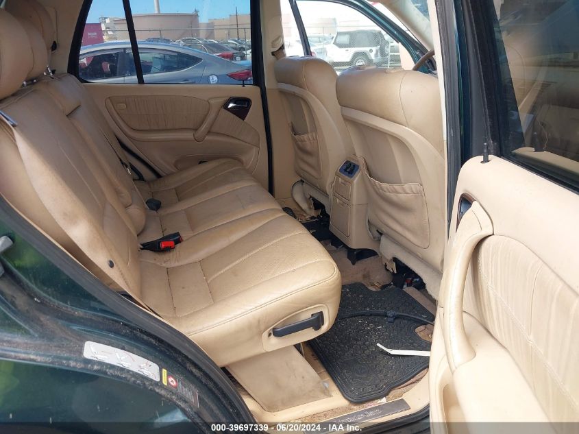 2001 Mercedes-Benz Ml 320 VIN: 4JGAB54E21A280500 Lot: 39697339