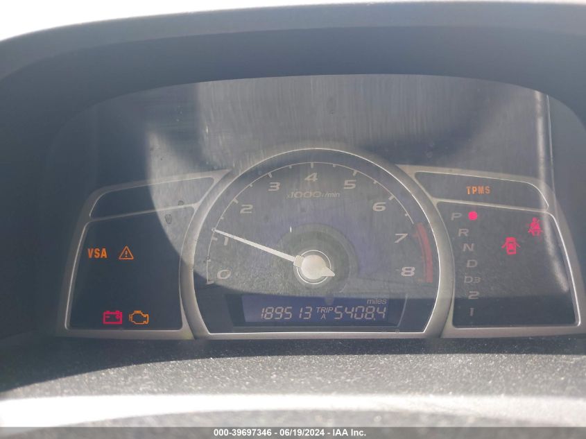 2009 Honda Civic Ex-L VIN: 2HGFA16979H353090 Lot: 39697346