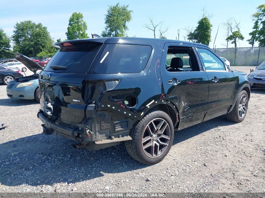 2017 Ford Explorer Sport VIN: 1FM5K8GT1HGD75702 Lot: 39697368