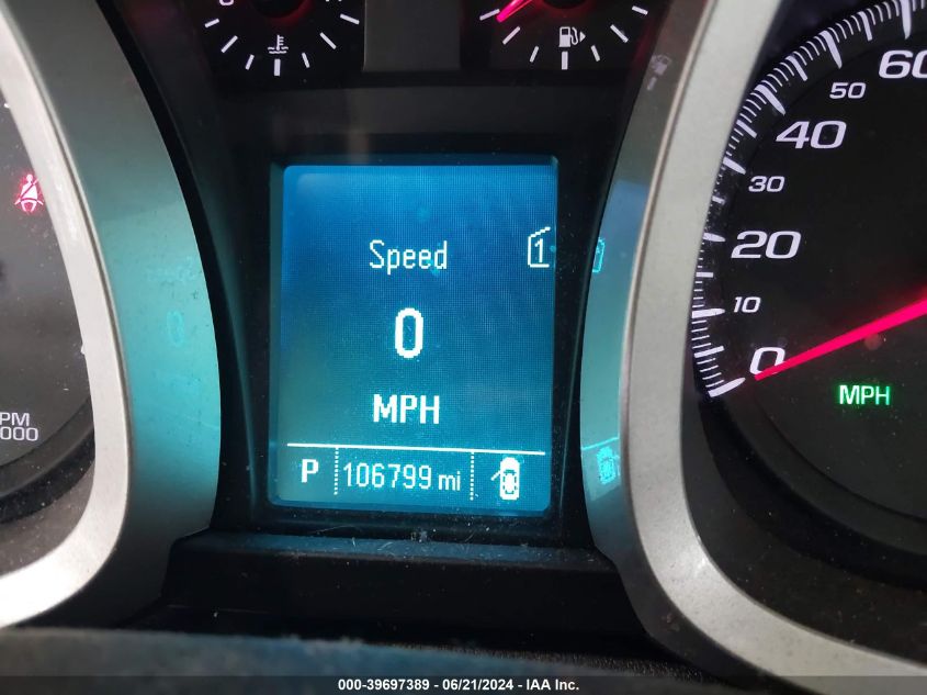 2012 Chevrolet Equinox 1Lt VIN: 2GNALDEKXC1277655 Lot: 39697389