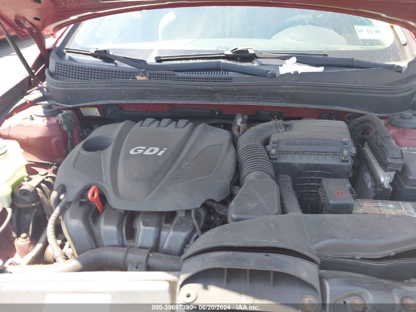 2013 Hyundai Sonata Gls VIN: 5NPEB4AC4DH580782 Lot: 39697390