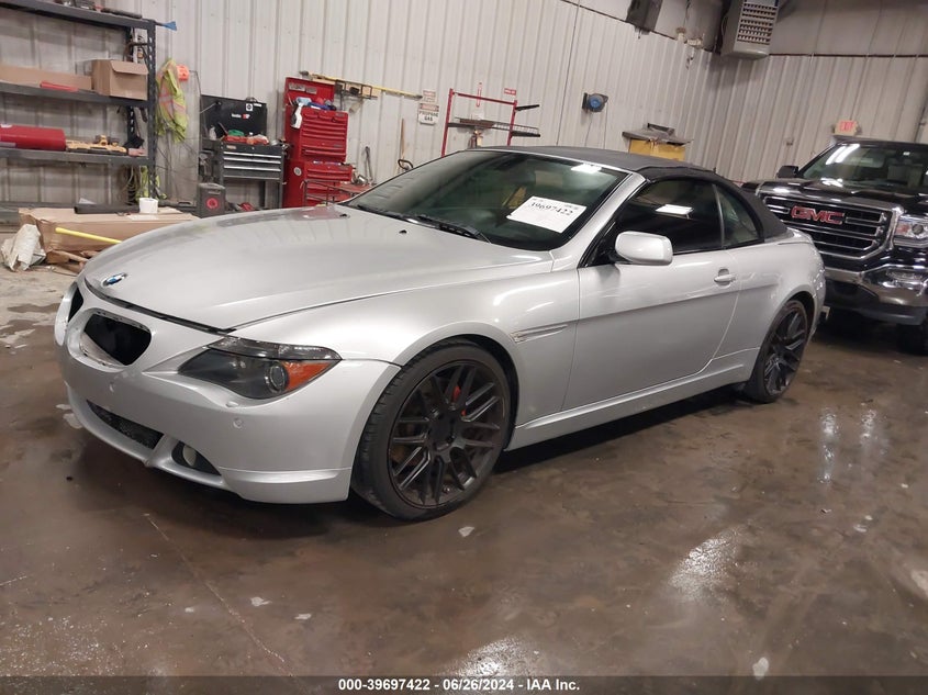 2007 BMW 650I VIN: WBAEK13577CN81404 Lot: 39697422