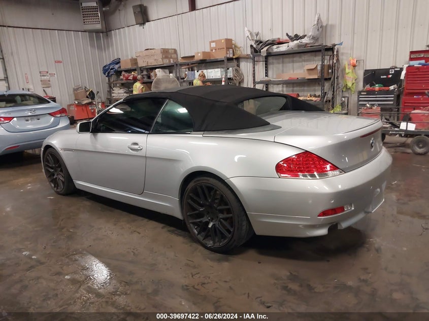 2007 BMW 650I VIN: WBAEK13577CN81404 Lot: 39697422