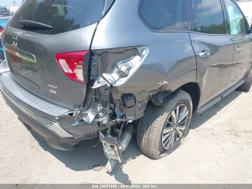 2020 Nissan Pathfinder Sv 4Wd VIN: 5N1DR2BM9LC637616 Lot: 39697455