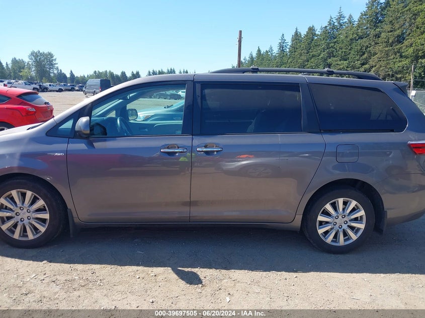2017 Toyota Sienna Xle 7 Passenger VIN: 5TDDZ3DC7HS171270 Lot: 39697505