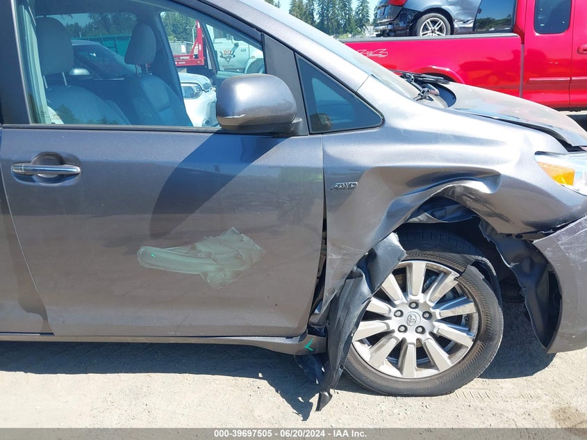 2017 Toyota Sienna Xle 7 Passenger VIN: 5TDDZ3DC7HS171270 Lot: 39697505
