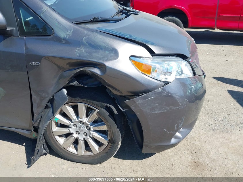 2017 Toyota Sienna Xle 7 Passenger VIN: 5TDDZ3DC7HS171270 Lot: 39697505