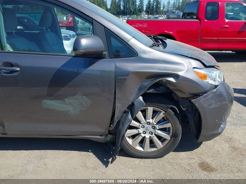 2017 Toyota Sienna Xle 7 Passenger VIN: 5TDDZ3DC7HS171270 Lot: 39697505