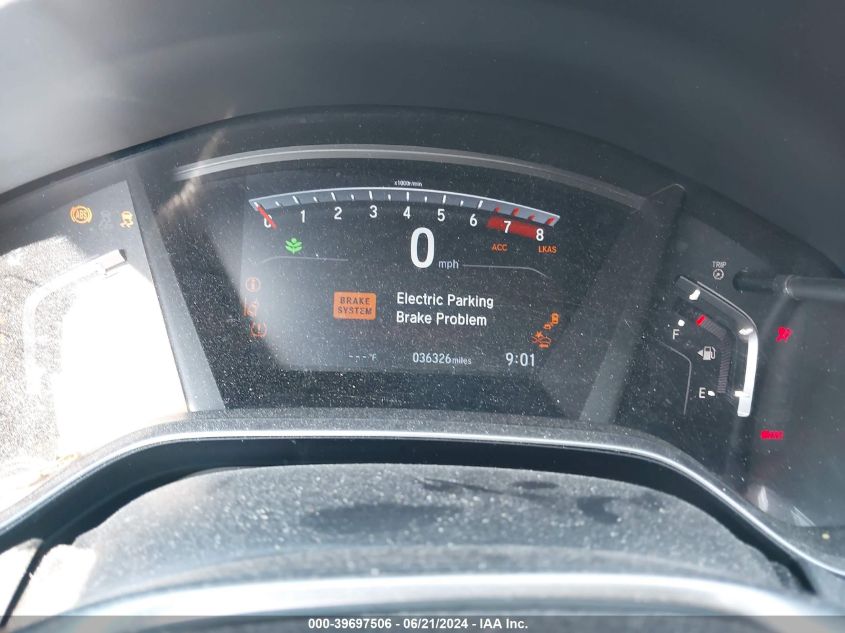 2019 Honda Cr-V Exl VIN: 2HKRW2H81KH628232 Lot: 39697506