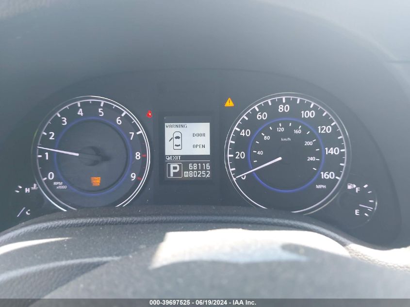 2012 Infiniti G37 Journey VIN: JN1CV6AP1CM936545 Lot: 39697525