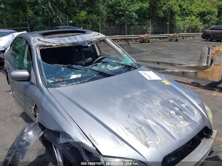 2008 Subaru Legacy 2.5I VIN: 4S3BL616187219137 Lot: 39697557