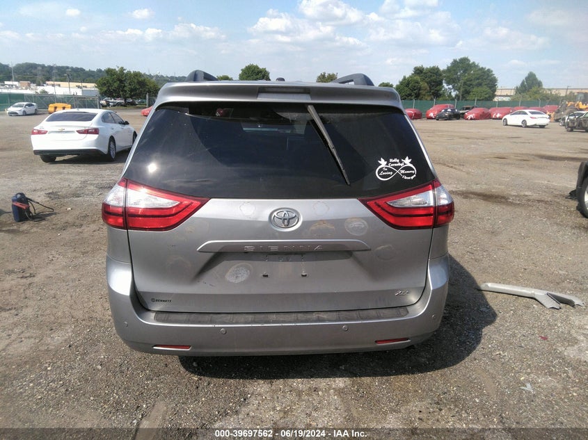 2017 Toyota Sienna Xle Premium 8 Passenger VIN: 5TDYZ3DC6HS851436 Lot: 39697562