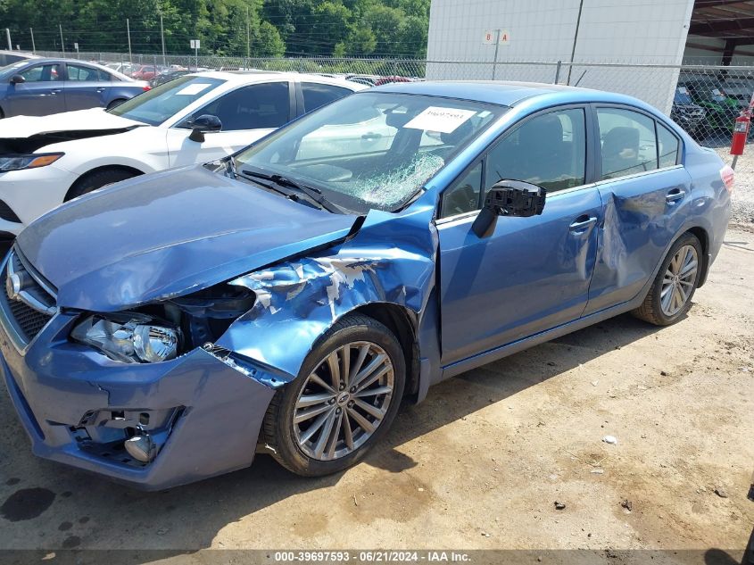 2015 Subaru Impreza 2.0I Premium VIN: JF1GJAK64FH023722 Lot: 39697593