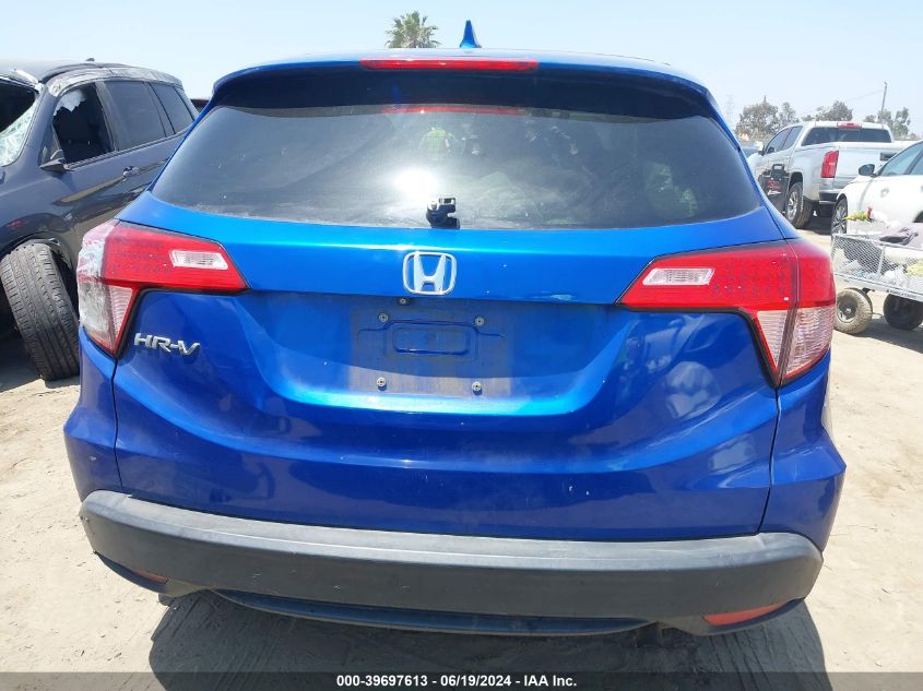 2018 Honda Hr-V Lx VIN: 3CZRU5H30JM706627 Lot: 39697613