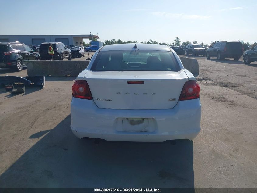 2013 Dodge Avenger Sxt VIN: 1C3CDZCG6DN687450 Lot: 39697616