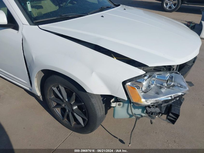 2013 Dodge Avenger Sxt VIN: 1C3CDZCG6DN687450 Lot: 39697616