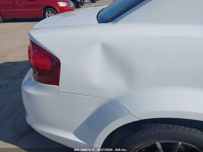 2013 Dodge Avenger Sxt VIN: 1C3CDZCG6DN687450 Lot: 39697616