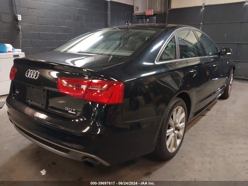 2012 Audi A6 3.0 Premium VIN: WAUJGAFC9CN120133 Lot: 39697617