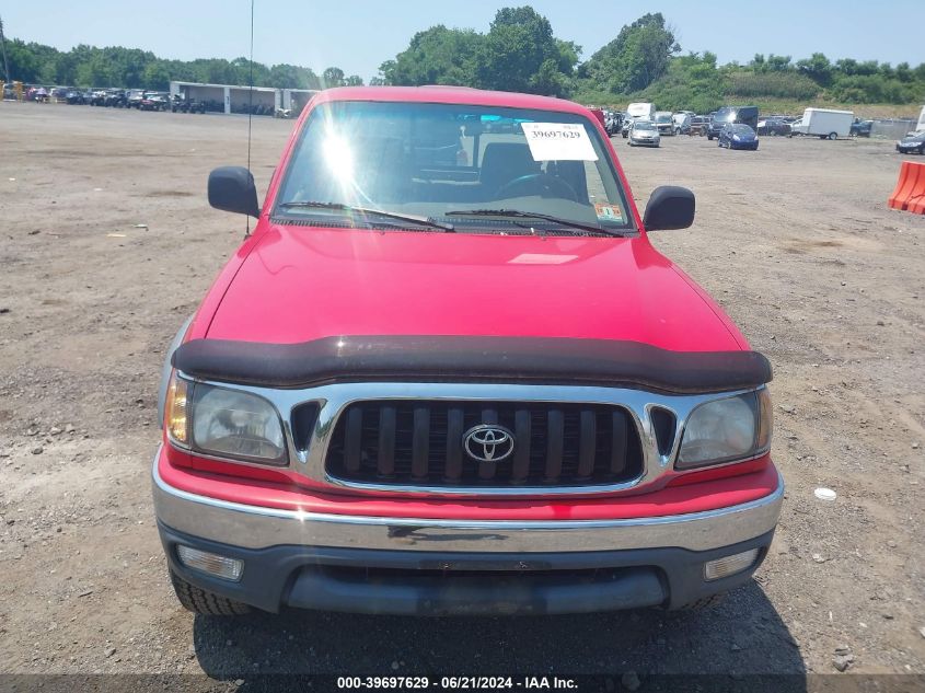 2001 Toyota Tacoma VIN: 5TEPM62N91Z748701 Lot: 39697629