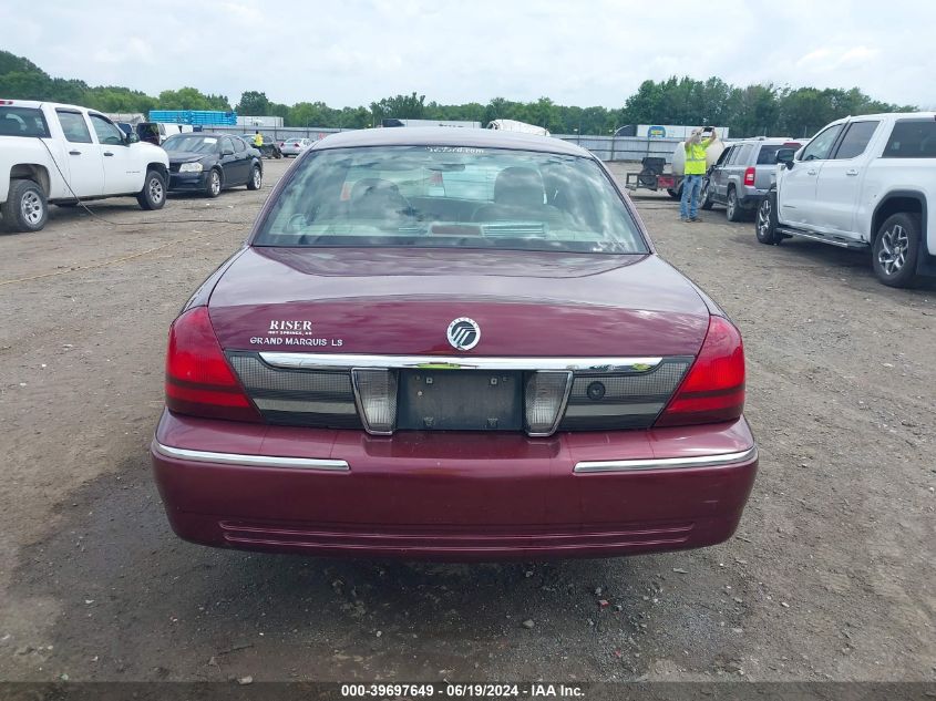 2008 Mercury Grand Marquis Ls VIN: 2MEFM75V38X659357 Lot: 39697649