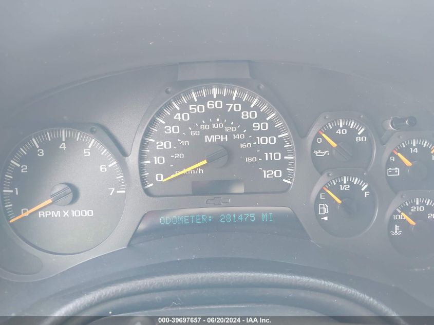 2005 Chevrolet Trailblazer Lt VIN: 1GNDT13S752193925 Lot: 39697657