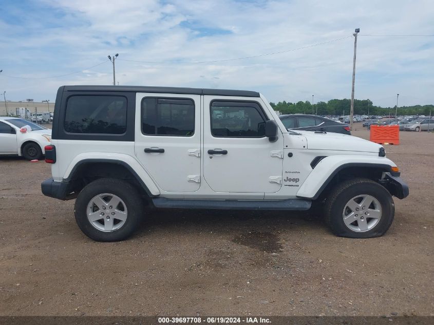 2018 Jeep Wrangler Unlimited Sahara 4X4 VIN: 1C4HJXEG5JW247821 Lot: 39697708