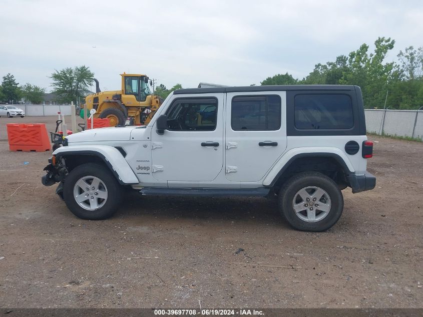 2018 Jeep Wrangler Unlimited Sahara 4X4 VIN: 1C4HJXEG5JW247821 Lot: 39697708