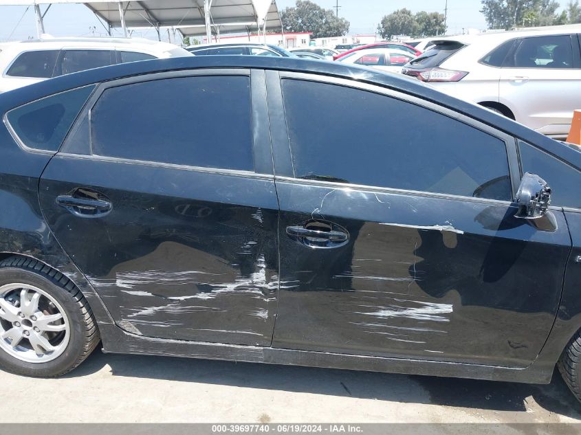 2011 Toyota Prius Two VIN: JTDKN3DU8B0259976 Lot: 39697740