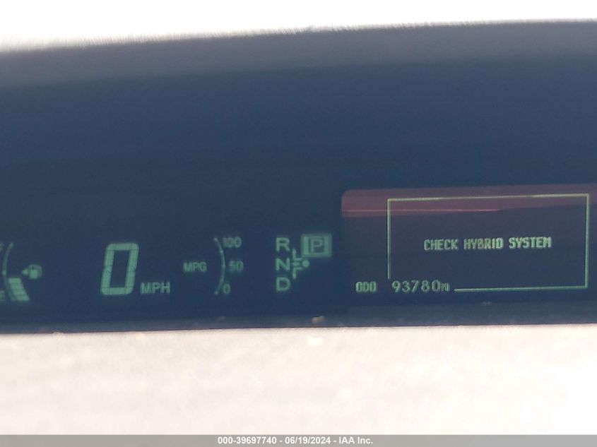 2011 Toyota Prius Two VIN: JTDKN3DU8B0259976 Lot: 39697740