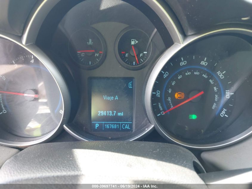 2011 Chevrolet Cruze Ls VIN: 1G1PC5SH7B7162782 Lot: 39697741