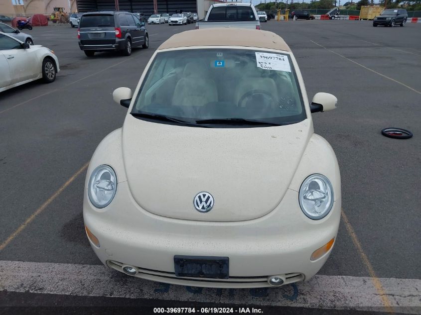 2003 Volkswagen New Beetle Gls VIN: 3VWCK21Y43M315373 Lot: 39697784