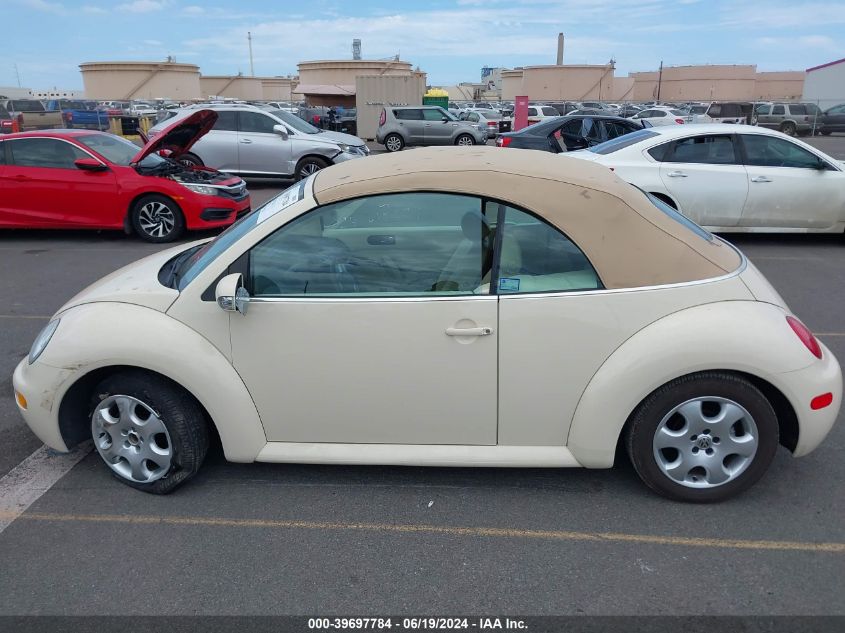 2003 Volkswagen New Beetle Gls VIN: 3VWCK21Y43M315373 Lot: 39697784