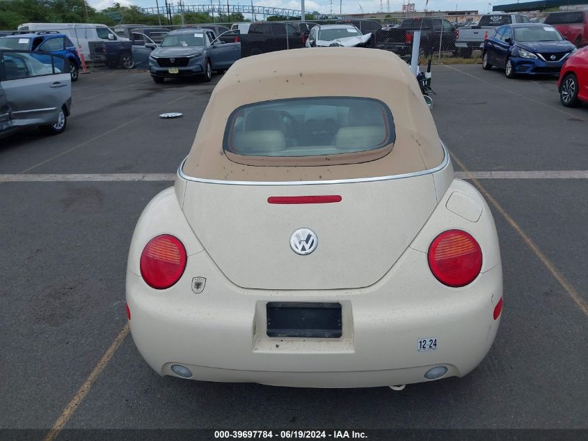 2003 Volkswagen New Beetle Gls VIN: 3VWCK21Y43M315373 Lot: 39697784