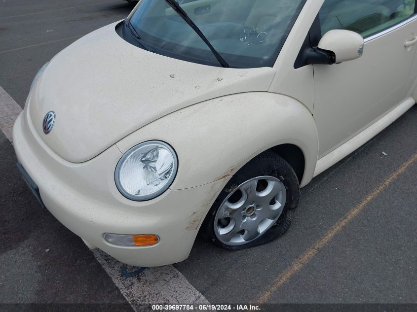 2003 Volkswagen New Beetle Gls VIN: 3VWCK21Y43M315373 Lot: 39697784