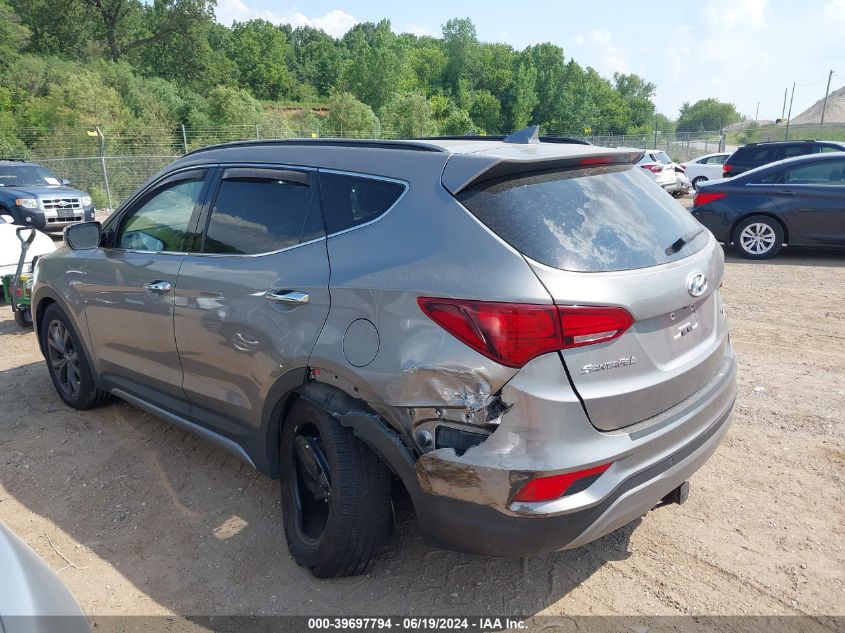 2017 HYUNDAI SANTA FE SPORT 2.0T ULTIMATE - 5XYZWDLA4HG466912