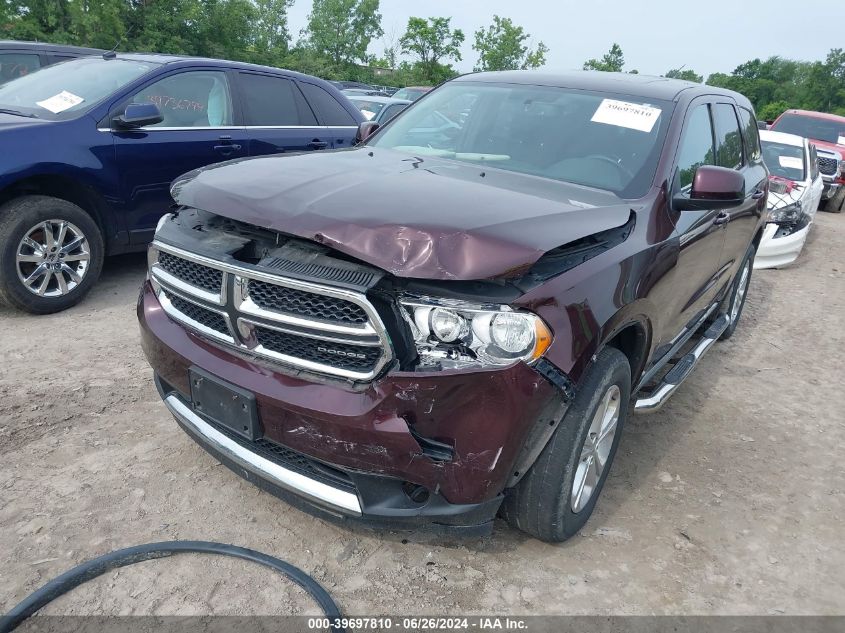 2012 Dodge Durango Sxt VIN: 1C4RDJAG8CC169974 Lot: 39697810