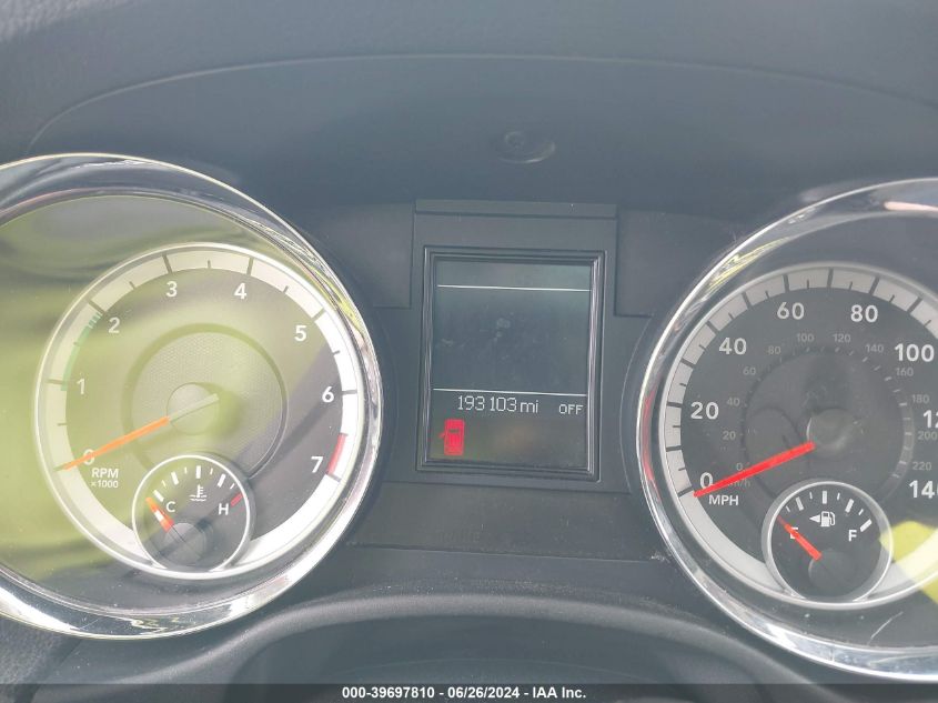 2012 Dodge Durango Sxt VIN: 1C4RDJAG8CC169974 Lot: 39697810