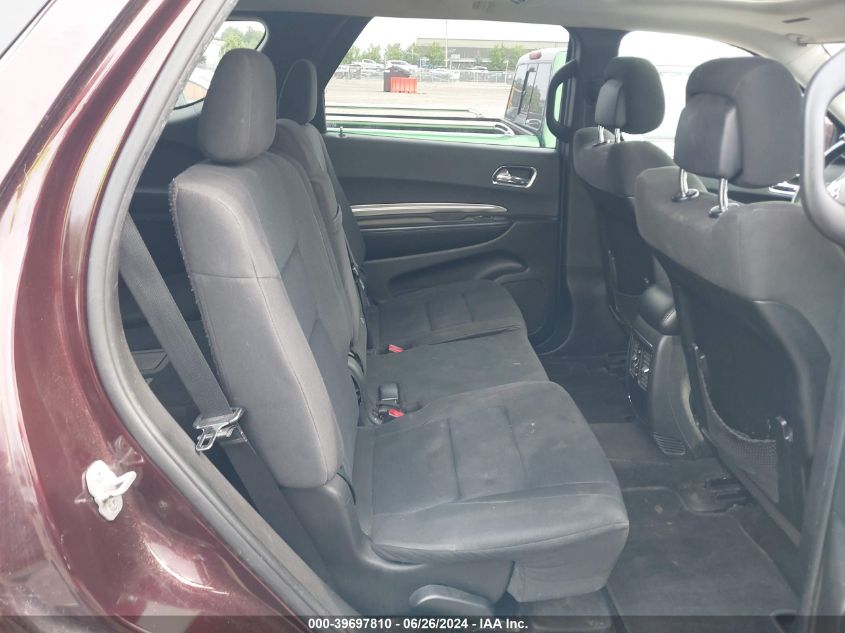 2012 Dodge Durango Sxt VIN: 1C4RDJAG8CC169974 Lot: 39697810