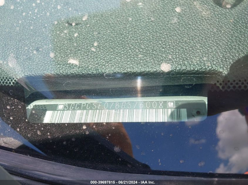 2011 Chevrolet Silverado 1500 Lt VIN: 3GCPCSE07BG376008 Lot: 39697815